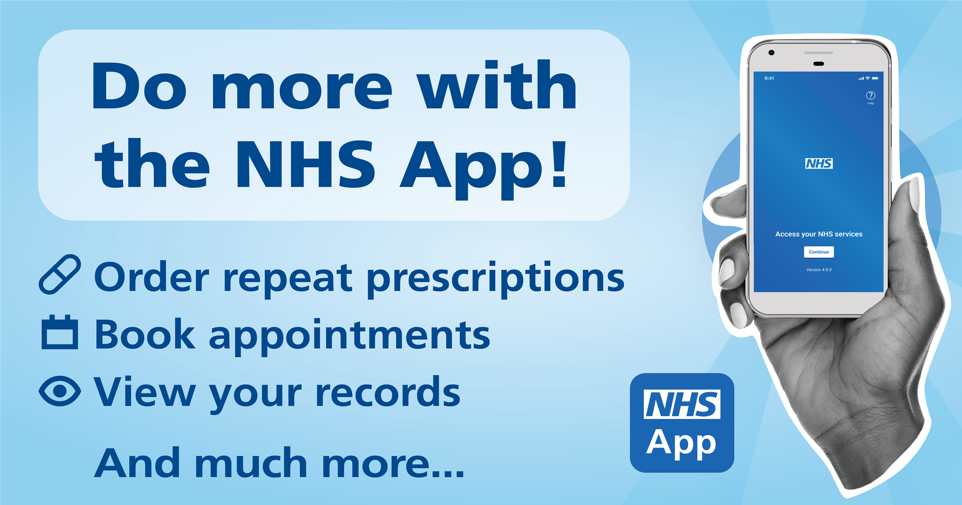 NHS App Banner